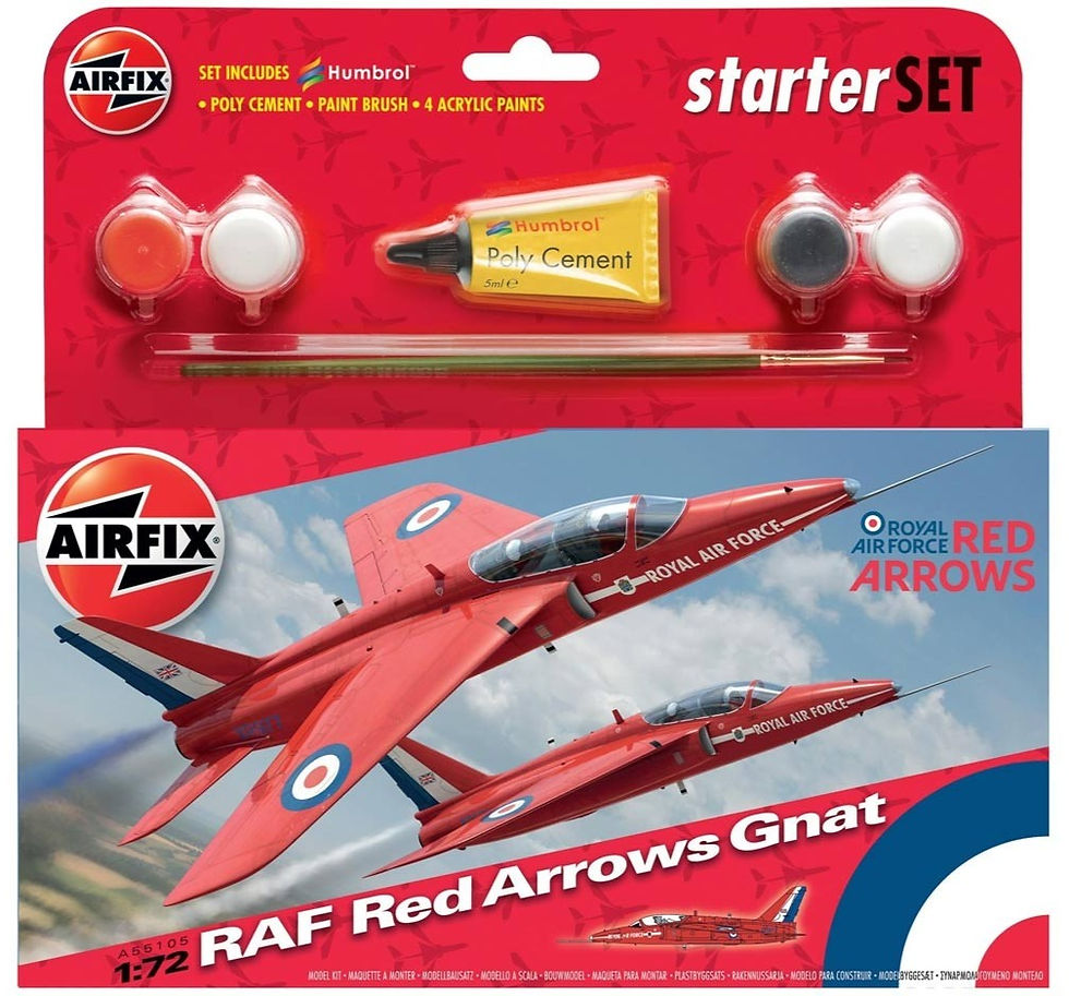Miniature : Red Arrows Gnat 1/72