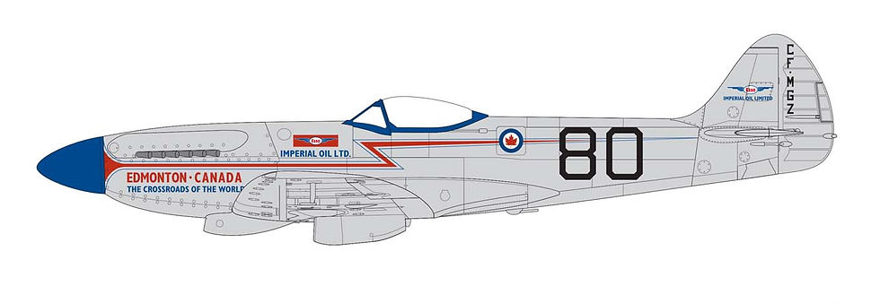 Miniatura: Supermarine Spitfire MkXIV Civilian Schemes 1/48