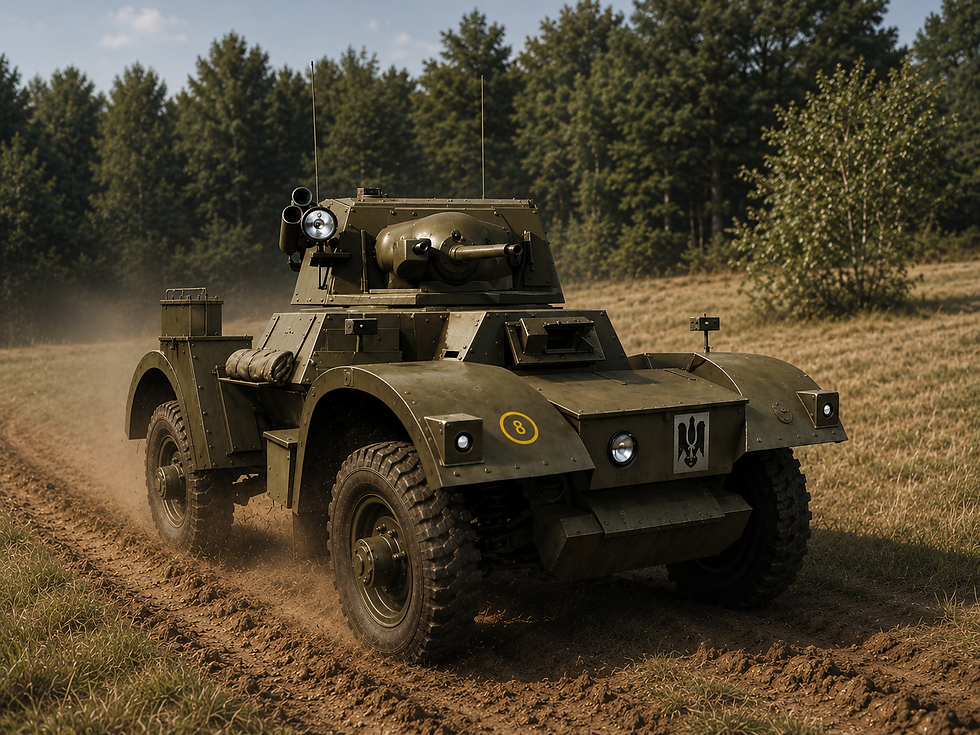 35GM0012 Gecko Daimler Armoured Car Mk II