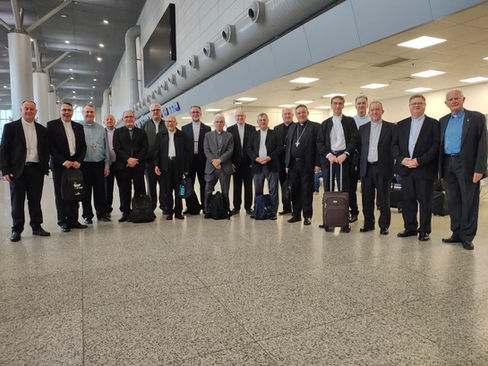 Episcopado gaúcho embarca para a 62ª Assembleia Geral da CNBB, em Aparecida