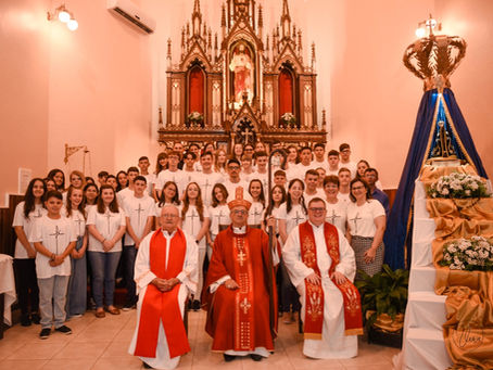 Dom Liro celebra Crismas em Santa Rosa