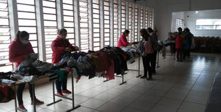 Pastoral da Saúde de Guarani das Missões realiza Bazar Solidário
