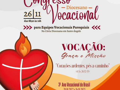 SAV convida para Congresso Vocacional Diocesano