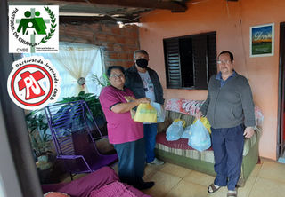 PJ e PACRI de Roque Gonzales realizam doação de Kits Solidários