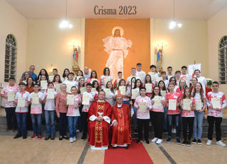 Dom Liro celebra Crismas em Cruzeiro - Santa Rosa