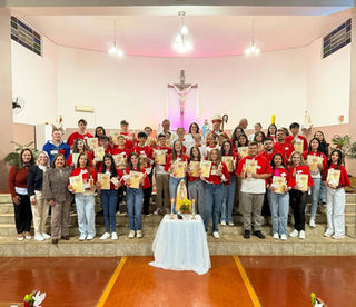 Dom Liro celebra Crismas em Chiapetta