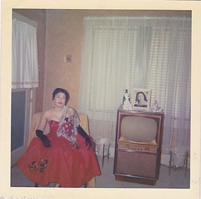 "Sister this is your picture, Love Lucile" written on back, 1965.