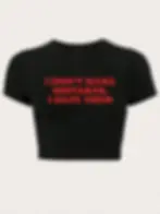 Mistakes Crop Tee