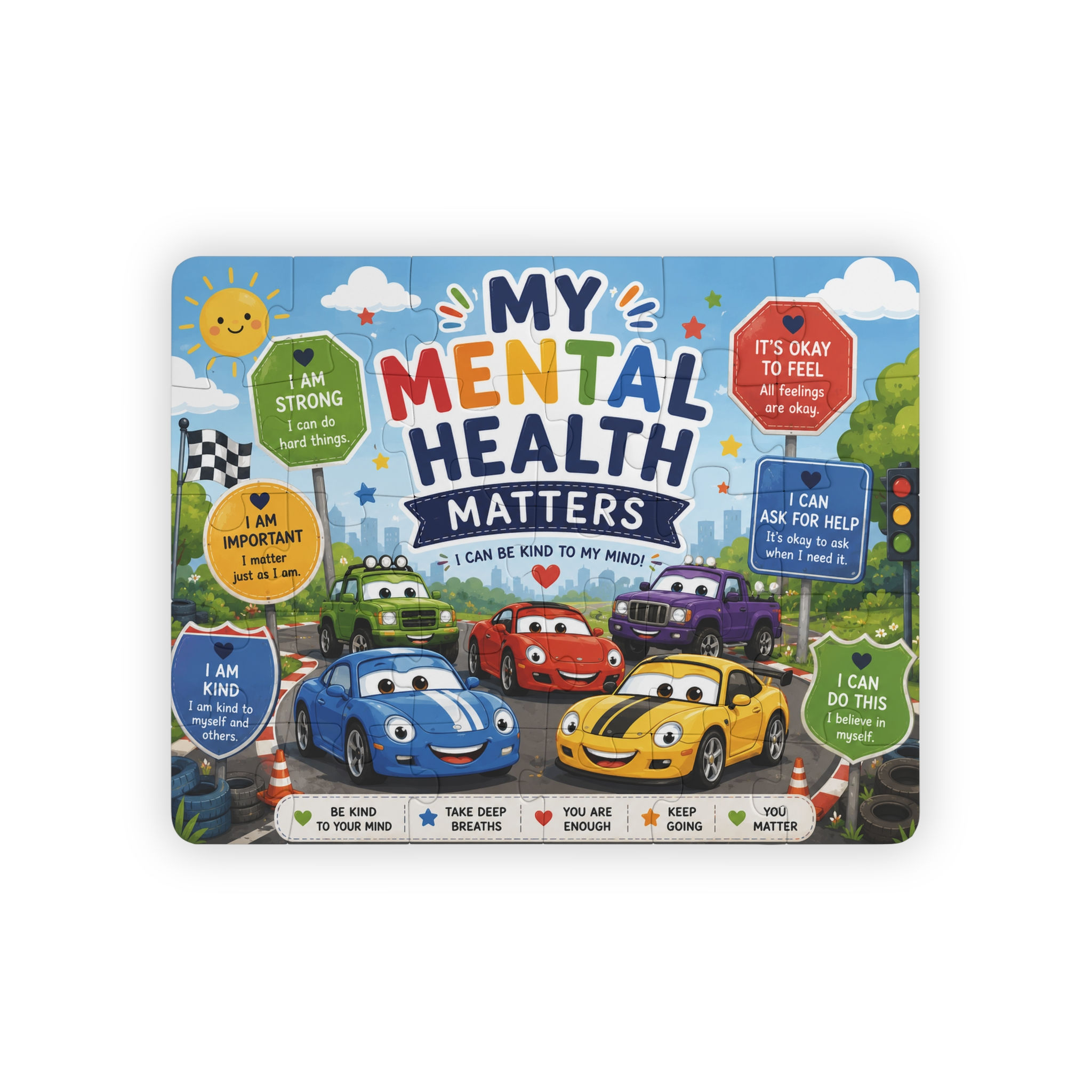 My Mental Health Matters Kids Puzzle — 30-Piece