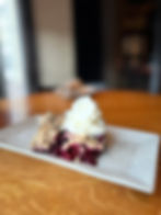 Warm Blueberry Cobbler