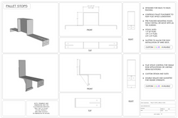 WAREHOUSE SOLUTIONS_ACCESSORIES DRAWINGS_3_PALLET STOPS_SINGLE & B2B