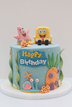 Spongebob cake