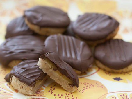 Vegan jaffa cakes