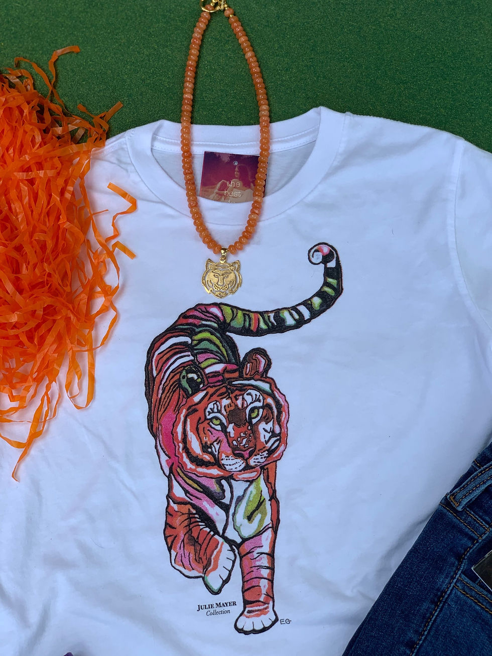 Thumbnail: Clemson Golden CHA CHA Tiger Necklace