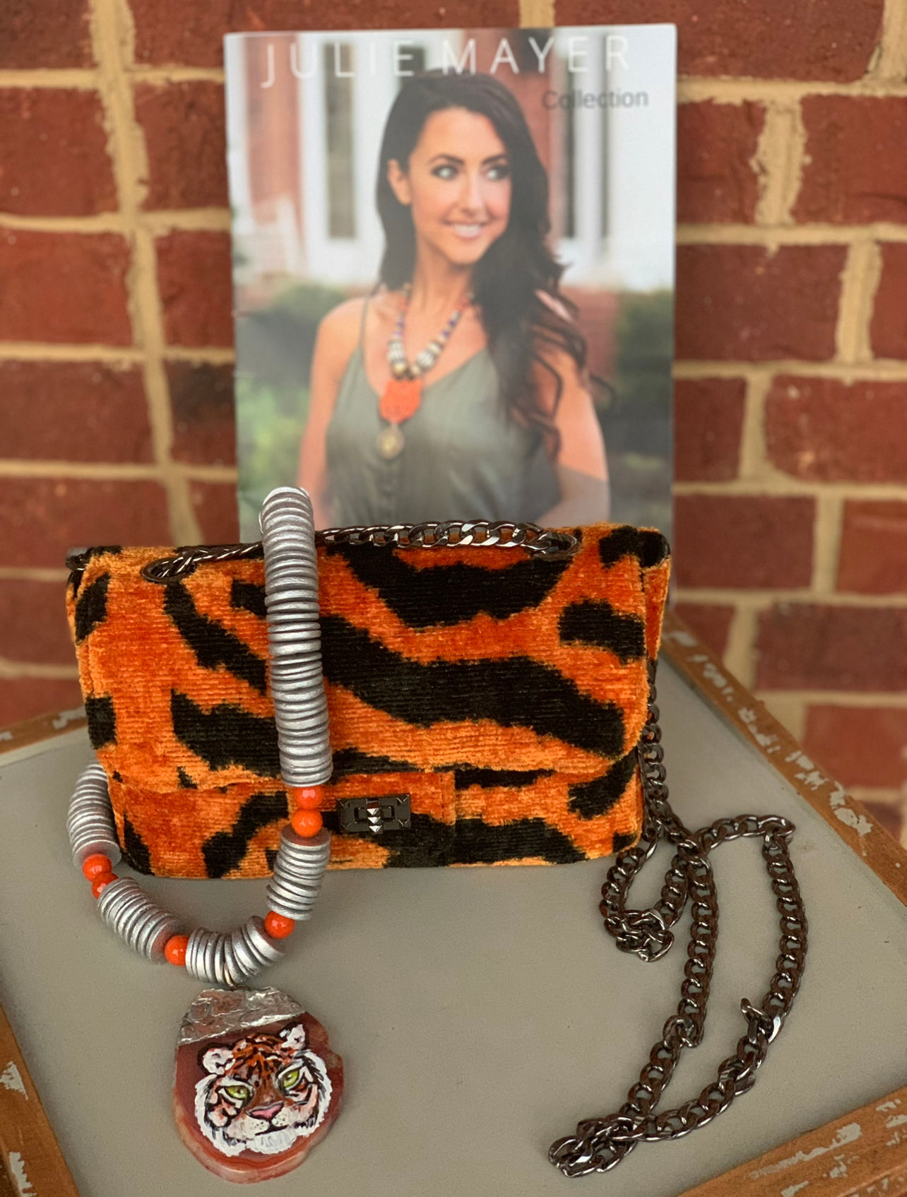 Exquisite “ Tiger” Velvet Silk