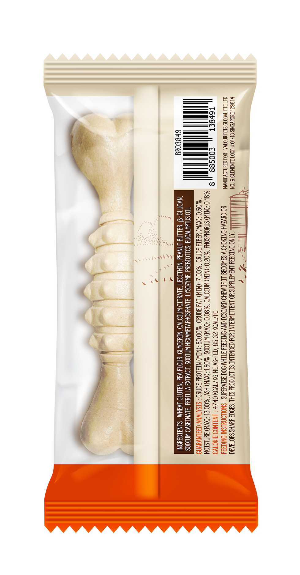 Thumbnail: Bronco Peanut Butter Dental Chew