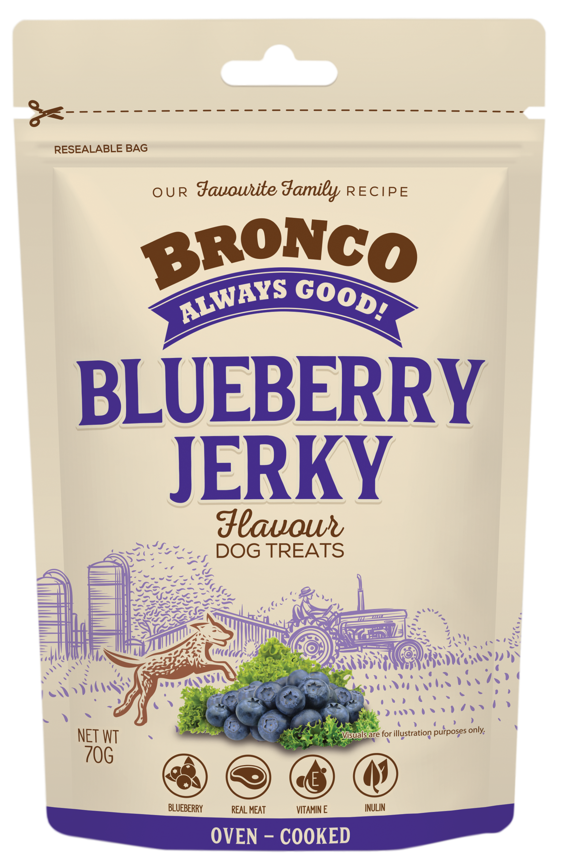 Bronco Blueberry Jerky