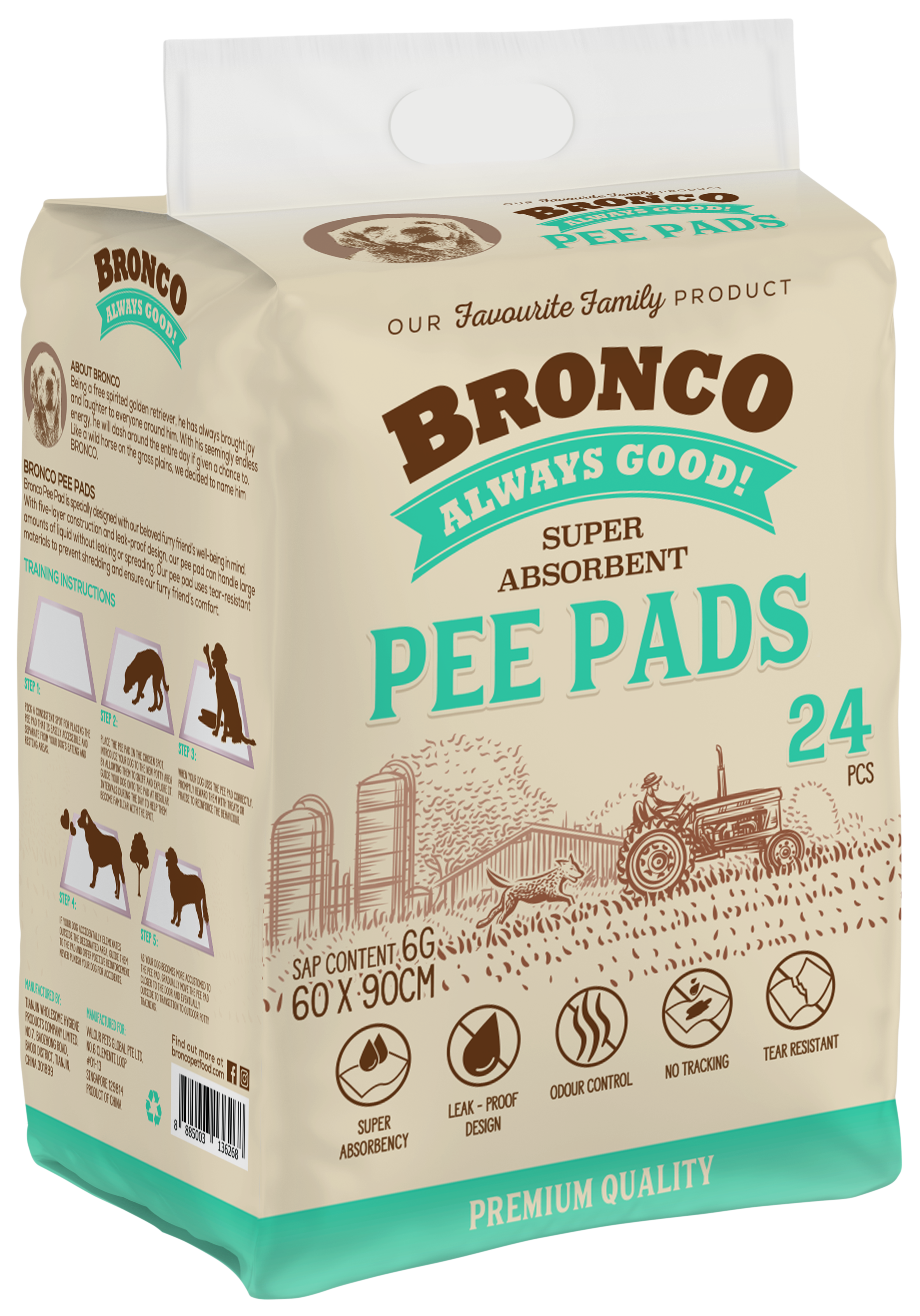 Bronco Pee Pad 60 x 90cm