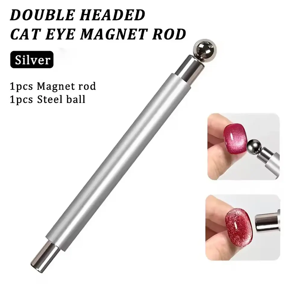 Thumbnail: LINMANDA 3 in 1 Dual Headed Cat Eye Nail Art Magnetic Stick Multifunctional Nail