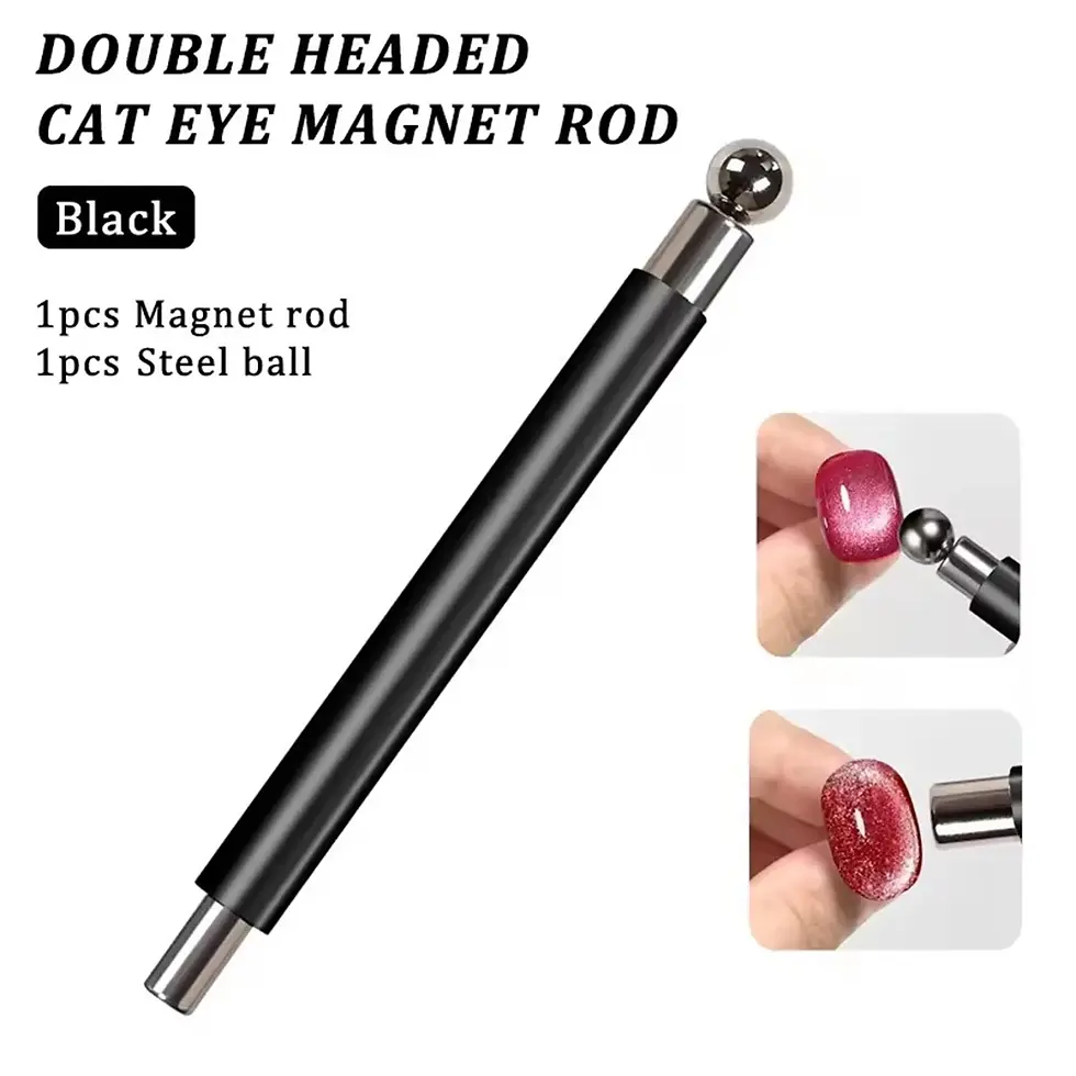 Thumbnail: LINMANDA 3 in 1 Dual Headed Cat Eye Nail Art Magnetic Stick Multifunctional Nail