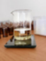 הכנת תערובת שמנים לתרסיס