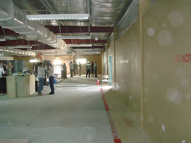 Polymer coating installation