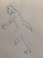 Blindfolded drawings