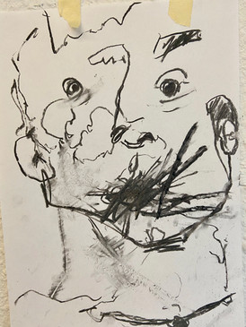 Blindfolded drawings
