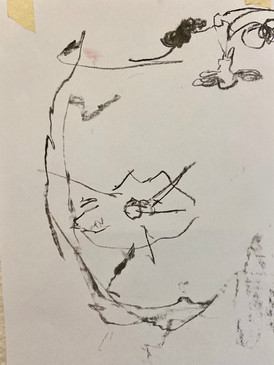 Blindfolded drawings