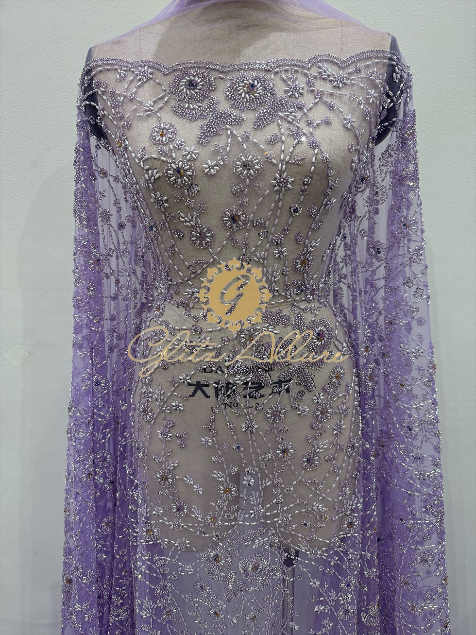 Thumbnail: INTERLOCK BEADED TULLE