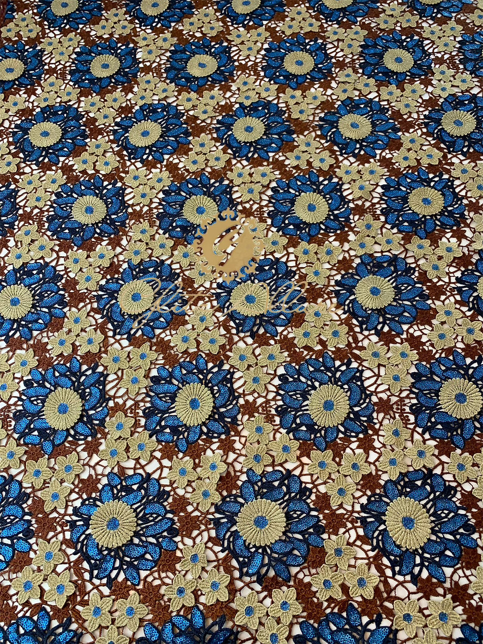 Thumbnail: 3D EMBROIDERED GUIPURE