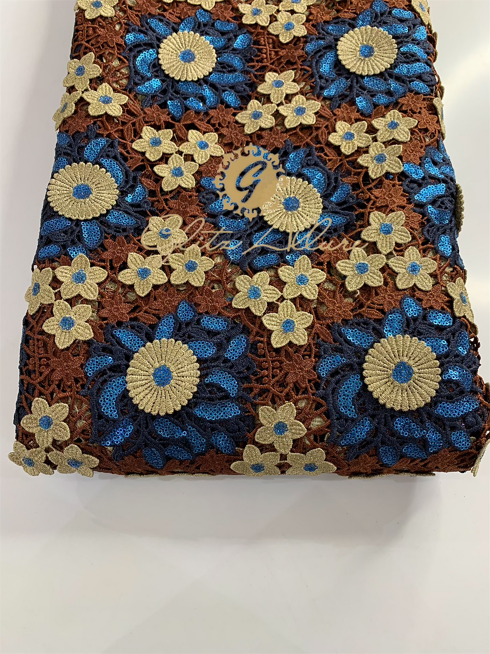 Thumbnail: 3D EMBROIDERED GUIPURE