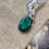 Thumbnail: Spirit of the Vale – Malachite Pendant in Silver-Filled Wire | Heart-Healing