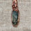 Thumbnail: Inner Grove Prehnite Pendant | Copper Wire Wrapped Heart-Soothing