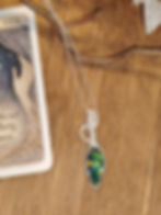 Thumbnail: Aurelith Gilson Opal Pendant | Silver Filled Wire Wrapped Jewellery
