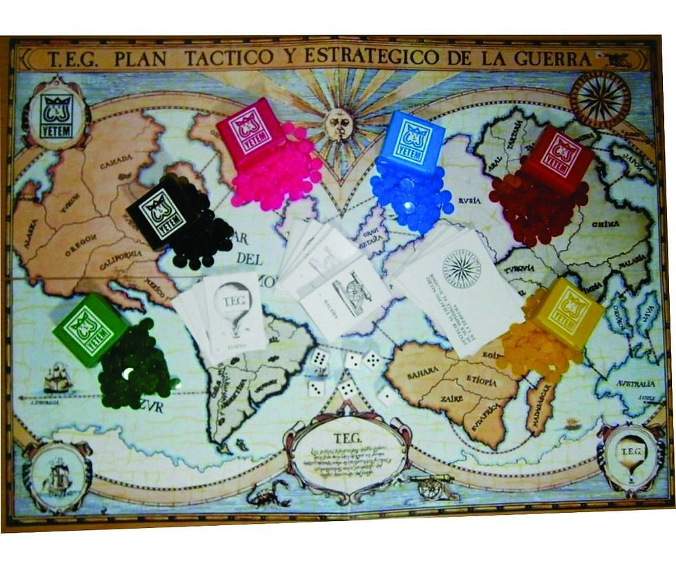 Miniatura: Teg Clasico Juego De Estrategia Guerra Original Yetem