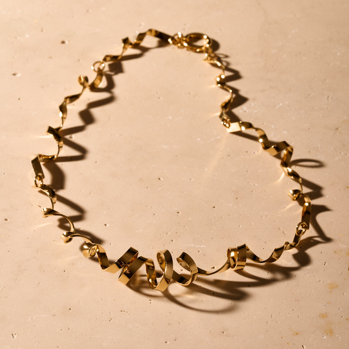 Collier Rivage, Doré 1 micron