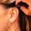 Miniature : Bague d'oreille, Dorée à l'or fin