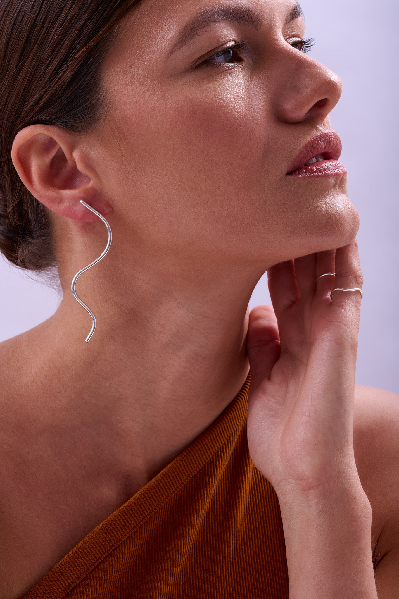 Boucle Onde, Argent 925