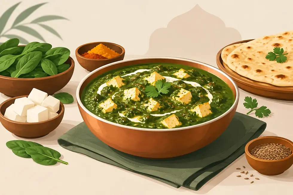 Laga palak paneer hemma med äkta indisk smak