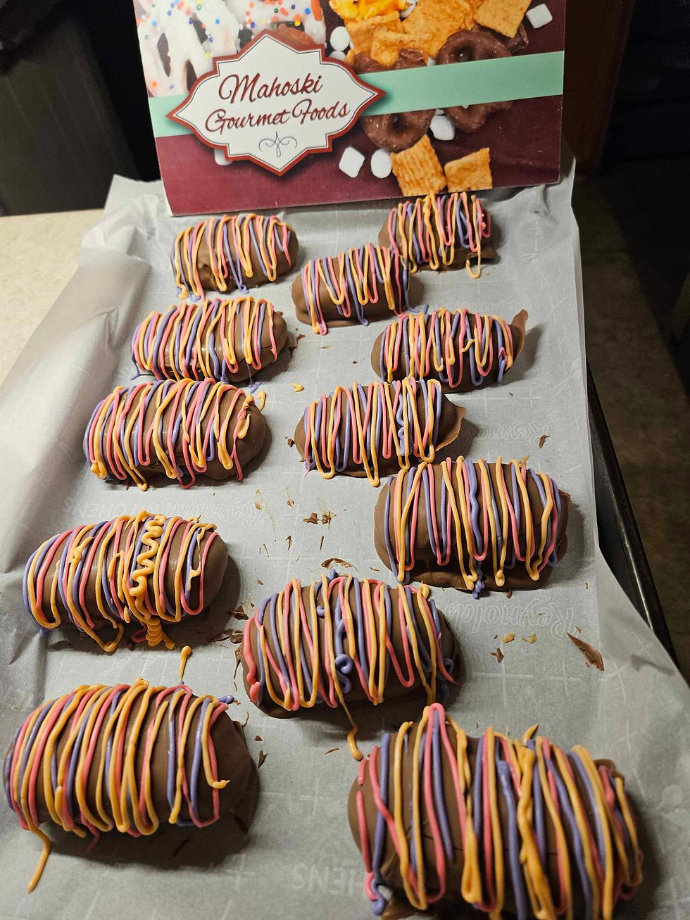 Thumbnail: Chocolate Covered LG. Peanut butter Eggs 1/2 Doz.