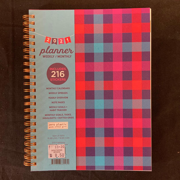 2021 Weekly/Monthly Planner - Plaid