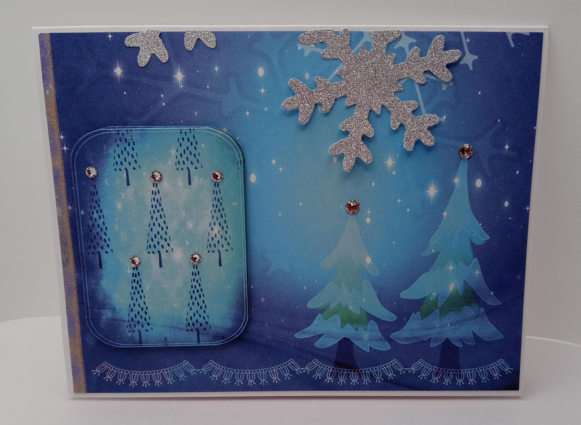 Winter Card Blue