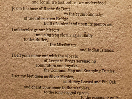 I Stand and Speak Your Name Out Loud