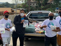 Esporte da Suprema entrega doações na comunidade do bairro Retiro - JF