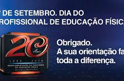1º de Setembro - Dia do Profissional de Educação Física