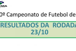 10º Campeonato de Futebol de 7 da Suprema - Resultado da rodada 23/10