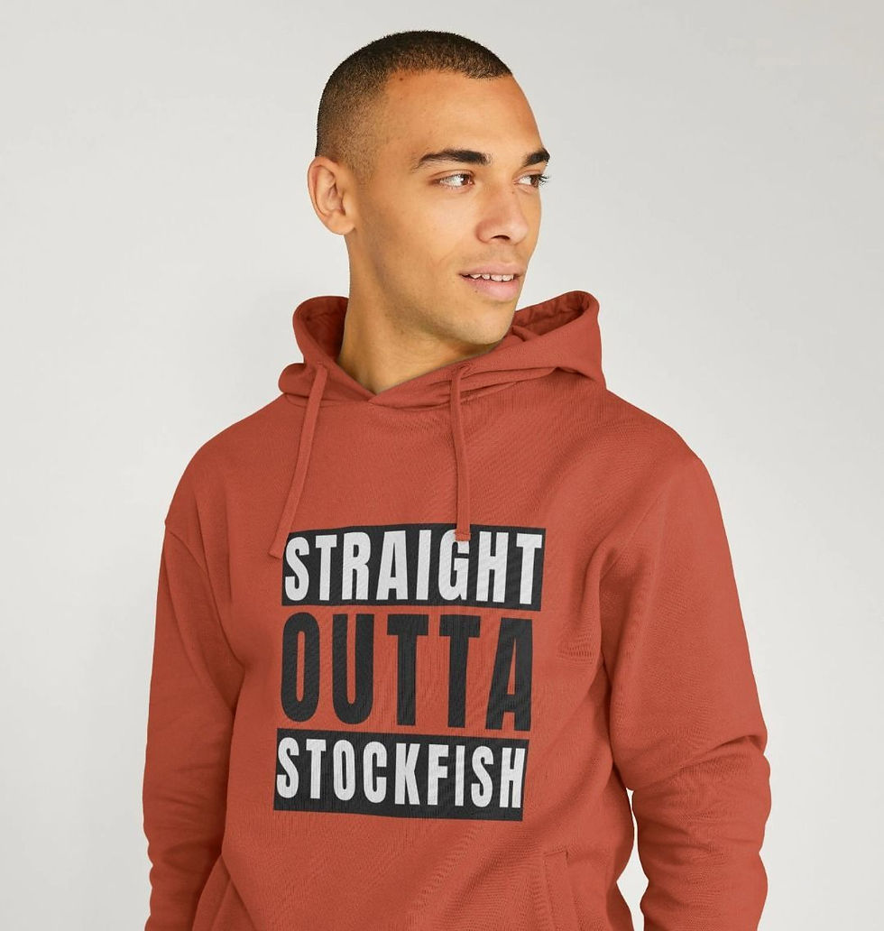 Men's - Straight Outta -  Organic Cotton Hoodie