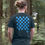 Thumbnail: Men's - Blue IOW Chess - Organic Cotton T Shirt