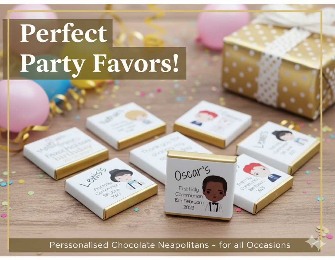Personalised Holy Communion Boys Thank You Chocolates
